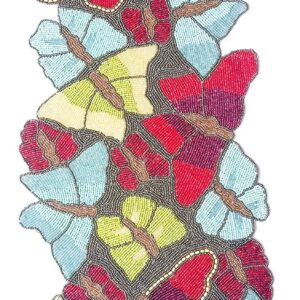 Butterfly design shape Beaded Table Mat/Table Runner/Tableware/Placemat