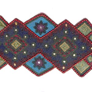 Multi Square Beaded Table Mat/Table Runner/Tableware/Placemat
