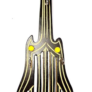 10 INCH Handcrafted Wooden Key Hanger Holder Wall Hanging Decor Guitar