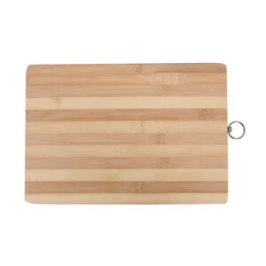 Premium Chopping Board with Reversible Usage with Stainless Steel Ring having Antibacterial Sheesham Surface for Kitchen Tools