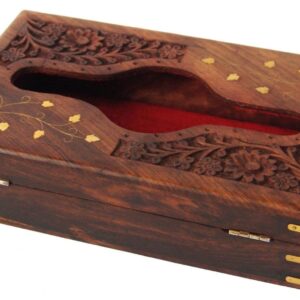 Handmade Wooden Tissue Box/ Napkin Holder