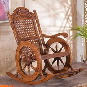 Pure Sheesham Wooden Rocking Chair