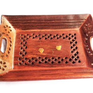 Beautiful Sheesham Wood Serving Tray