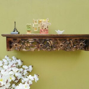 Hand Carved Wall Shelf Multipurpose