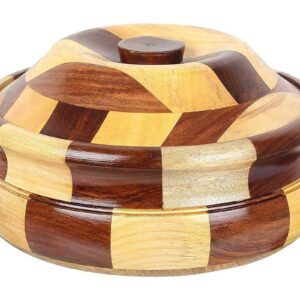 Wooden Casserole Big Size For Roti Chapati Holder
