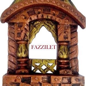 Wooden Wall Hanging - Jharokha (6 x 10 inches)