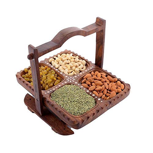fazzilet rectangular foldable dryfruit basket