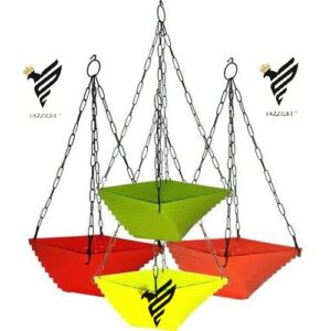 Hanging Flower Pot with Chain - step design