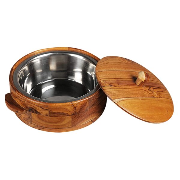 fazzilet wooden chapati box teak