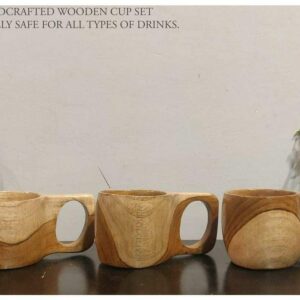 fazzilet teak cup for serving