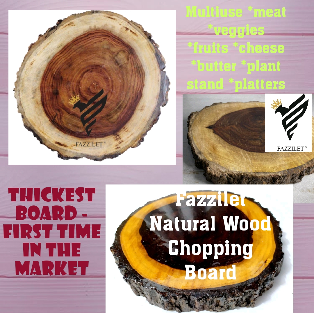 fazzilet chopping board natural wood