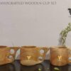 Fazzilet wooden washable cup unique round