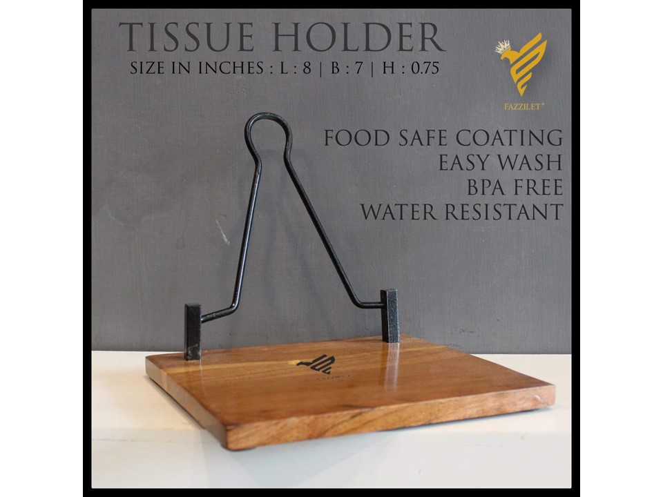 Fazzilet tissue holder unique wooden
