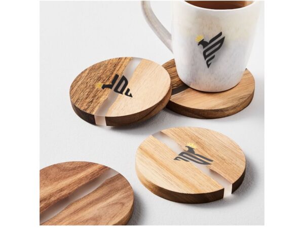Fazzilet unique wooden epoxy coasters