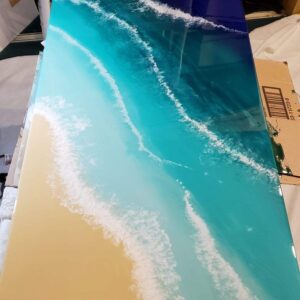 FAZZILET  epoxy Dining table, Epoxy Wood Resin table, Home decoration, living room furniture ,Bar Table