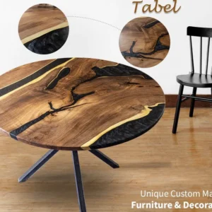 FAZZILET Handmade epoxy Dining table, Transparent Furniture Vivid Edge, Special Epoxy Wood Resin table, Home decoration, living room furniture Made-to-Order, Ocean Coffee Table,Epoxy Ocean Table,Office Desk,Dining Table,Bar Table,Luminous NIGHT GLOWING Table,Home Decor,Express Shipping (Copy)
