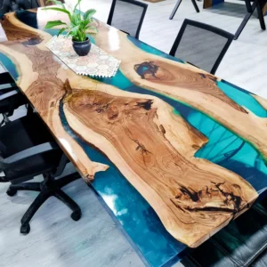 FAZZILET Epoxy table, Epoxy Resin office table, Custom epoxy wood resin table, epoxy resin furniture, handmade wood resin, living room furniture